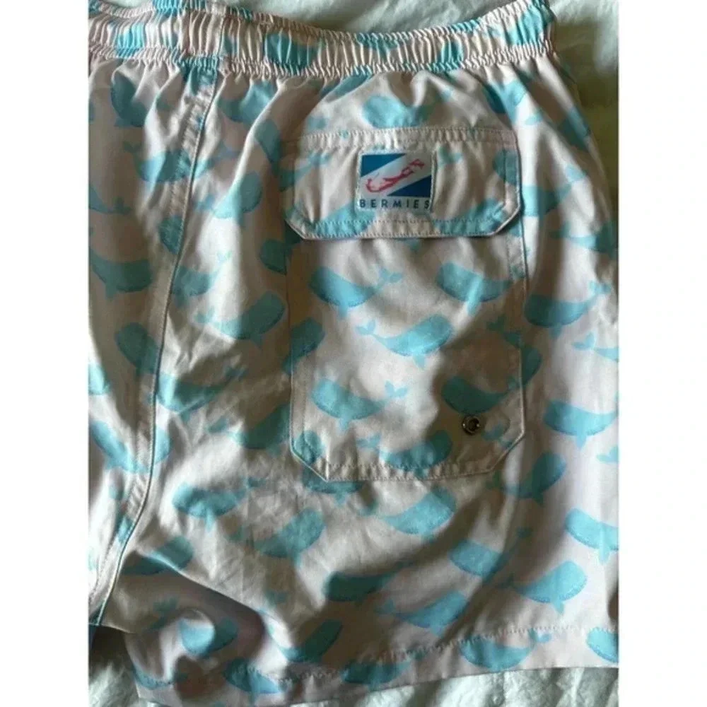 Bermies Pink Whale Beach‎ Shorts Size M
